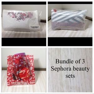 NWT Bundle of three Sephora Beauty Sets